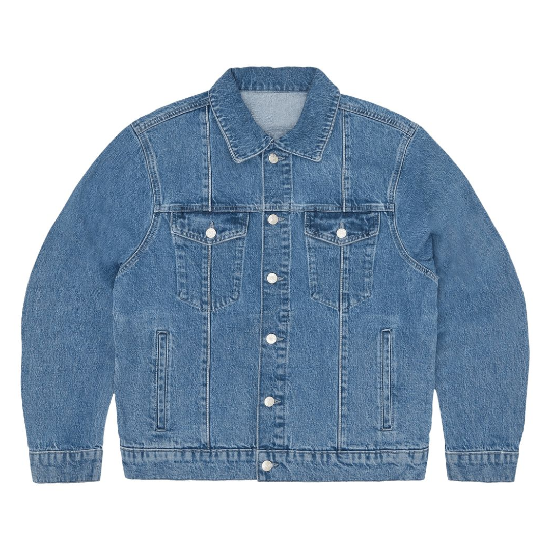 Corteiz C-Star Denim Trucker Jacket Blue