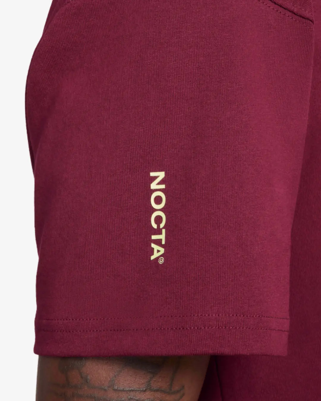 Nike x NOCTA NFI Big Body CS Tee Dark Beetroot Basement