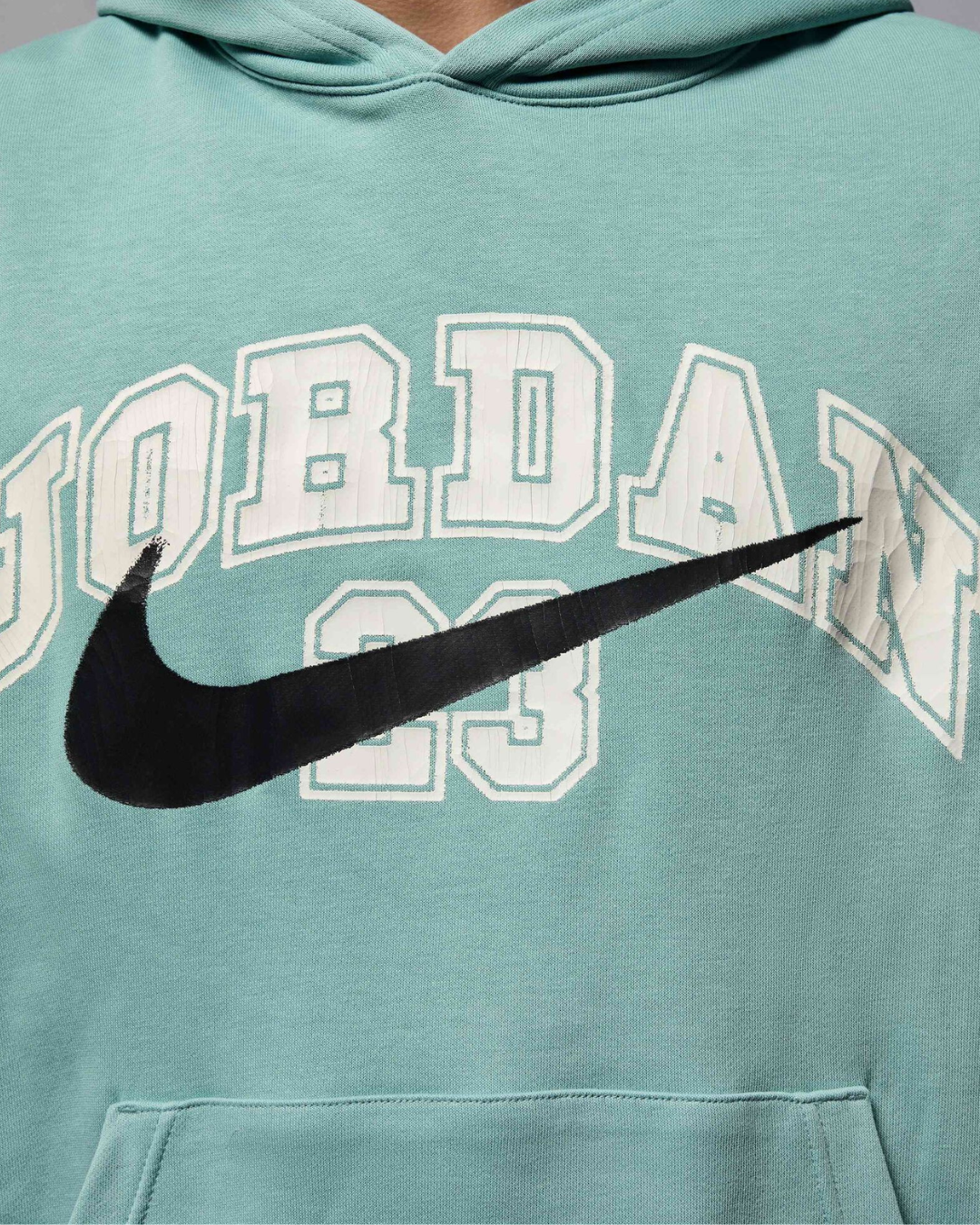 JORDAN MVP MENS OVERSIZED FRENCH TERRY PULLOVER HOODIE (Mineral Teal)