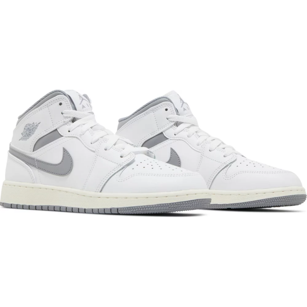 Air Jordan 1 Mid Neutral Grey (GS)