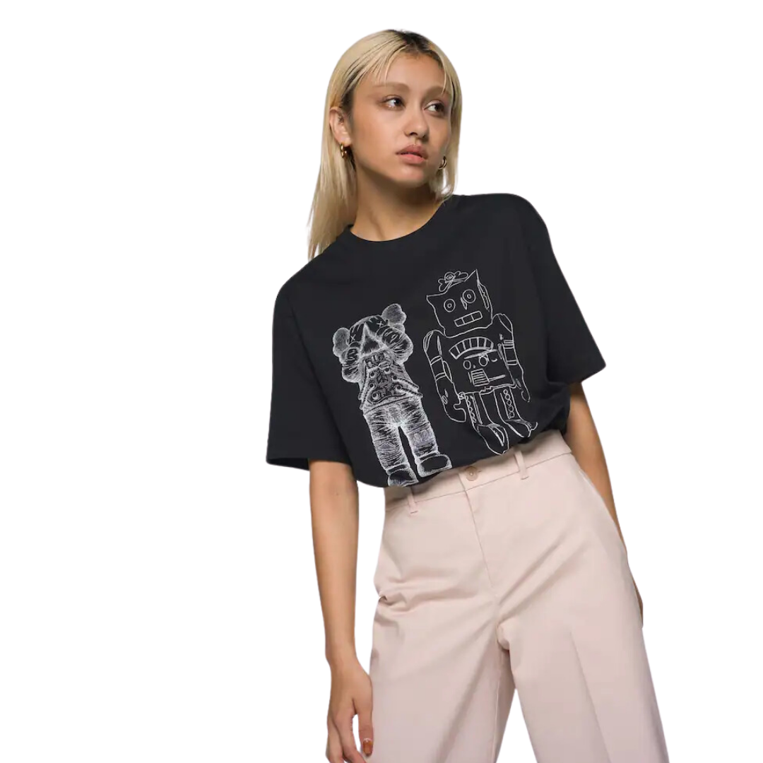 KAWS x Uniqlo Warhol UT Graphic 476351 T-shirt Black