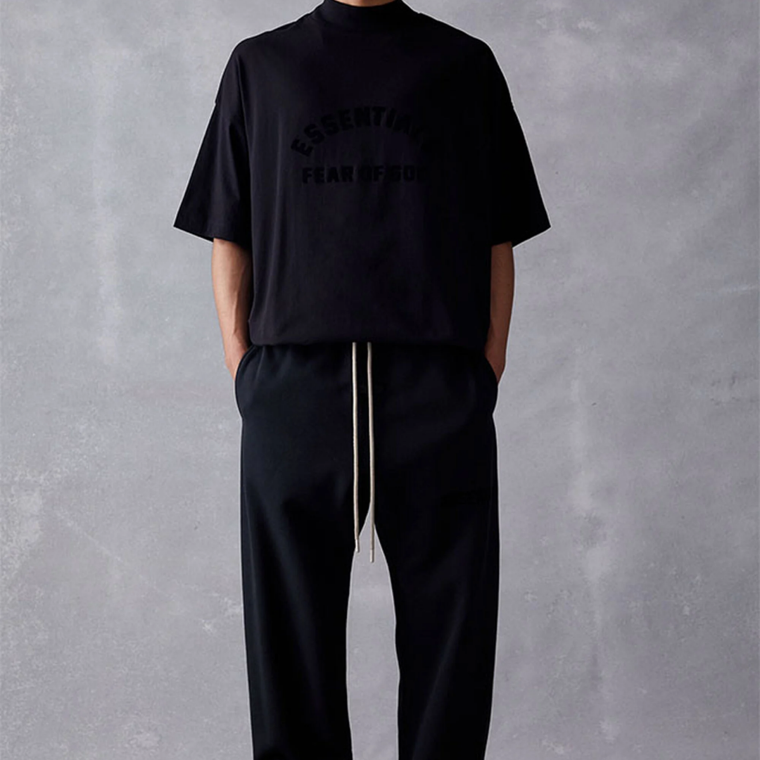 Fear of God Essentials Arch Logo Tee Jet Black