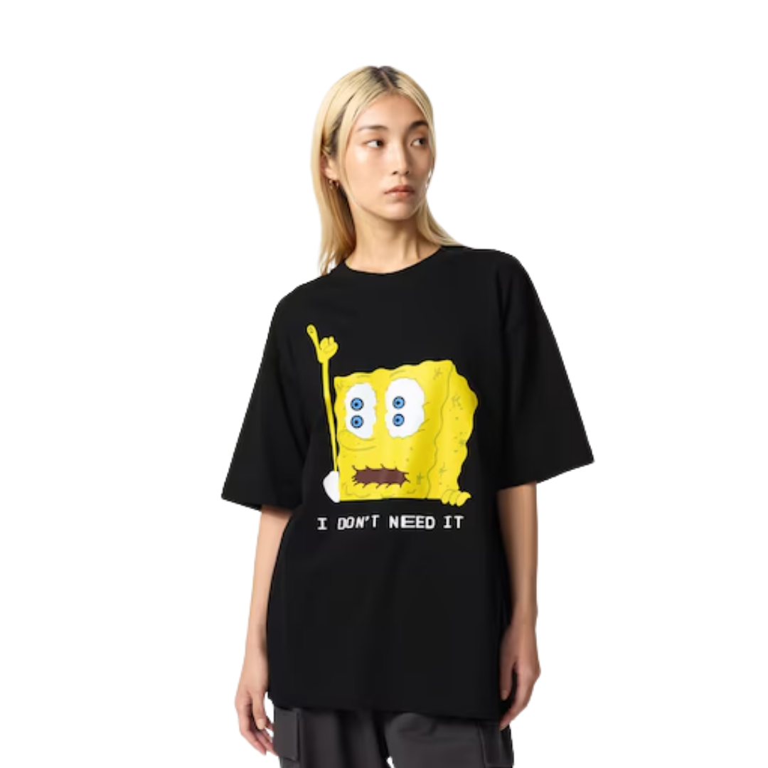 Uniqlo x CPFM Spongebob Squarepants UT Graphic T-Shirt Black