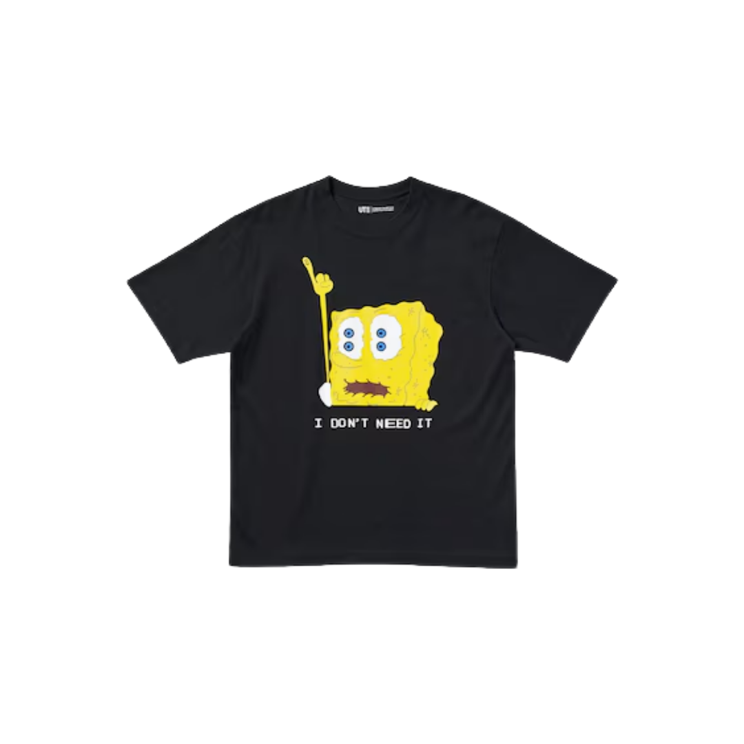 Uniqlo x CPFM Spongebob Squarepants UT Graphic T-Shirt Black