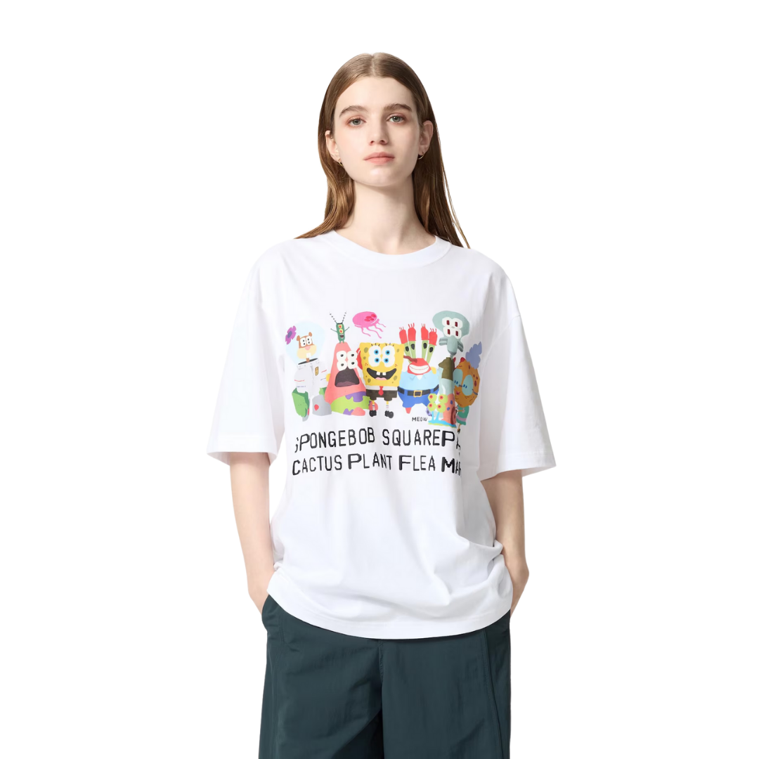 Uniqlo x CPFM Spongebob Squarepants UT Graphic II T-Shirt White