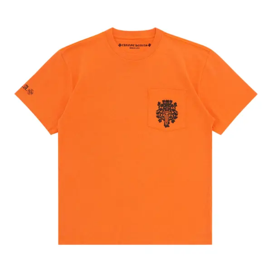 Chrome Hearts Vine Dagger T-shirt Orange/Black