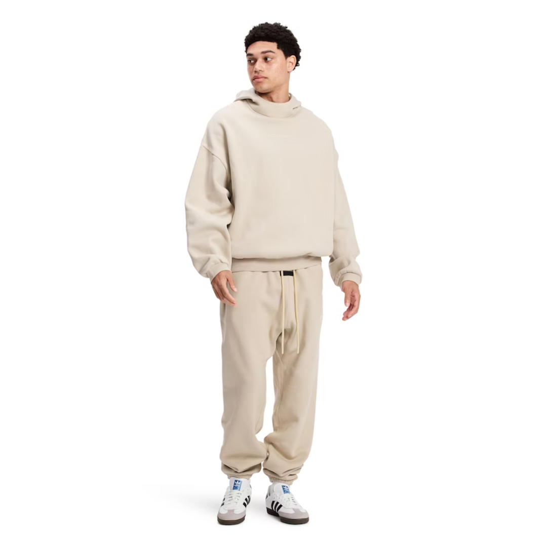 Fear of God Essentials Hoodie Silver Cloud