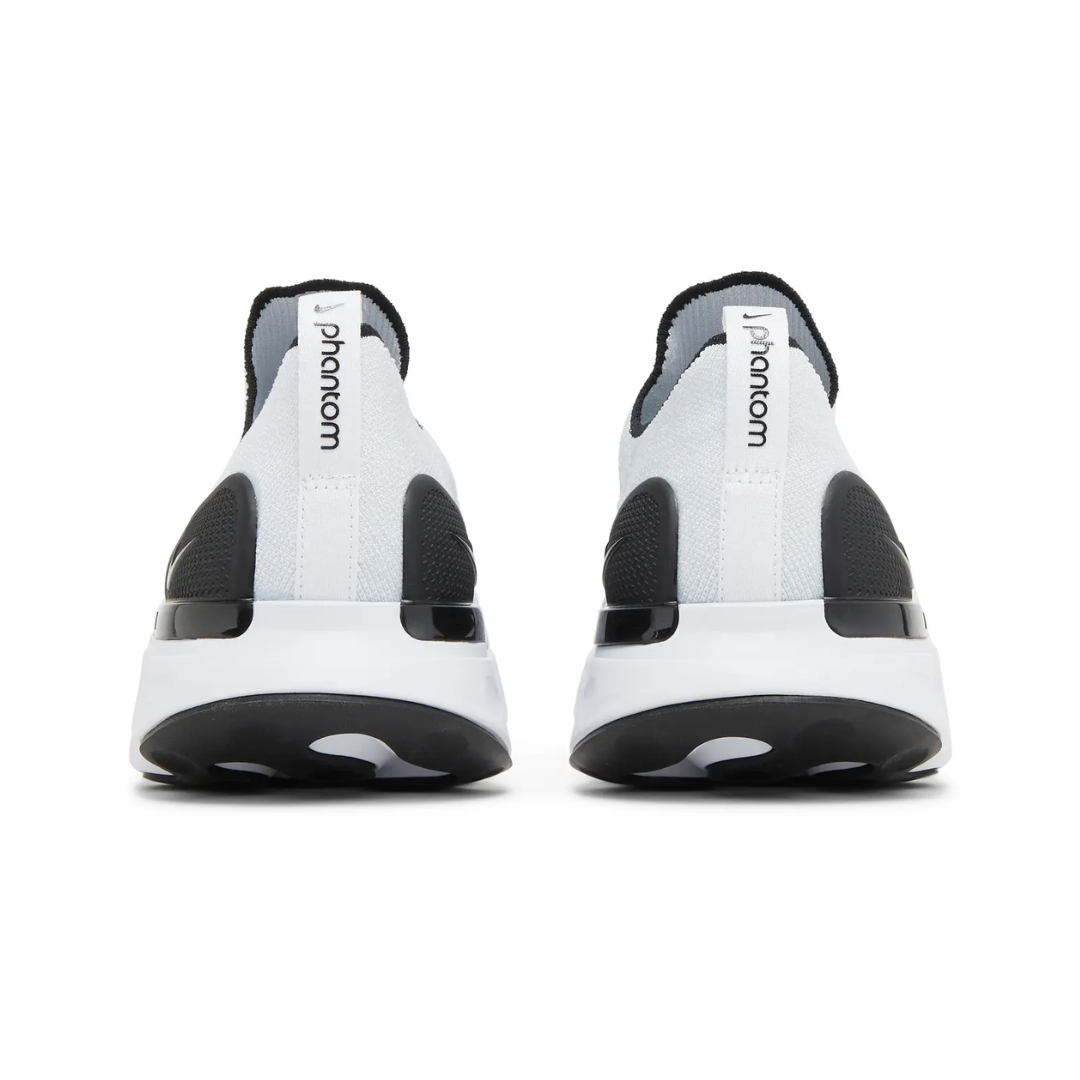 Nike React Phantom Run Flyknit 2 White Black