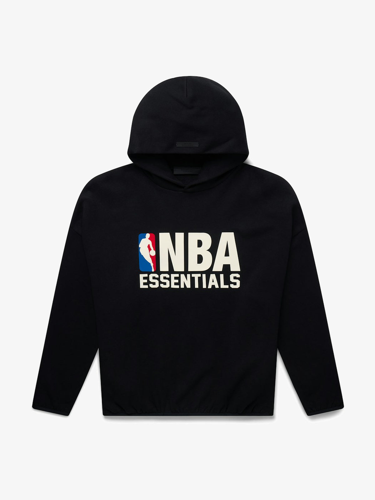 Fear of God Essentials NBA Hoodie 'Black' – front three-quarter