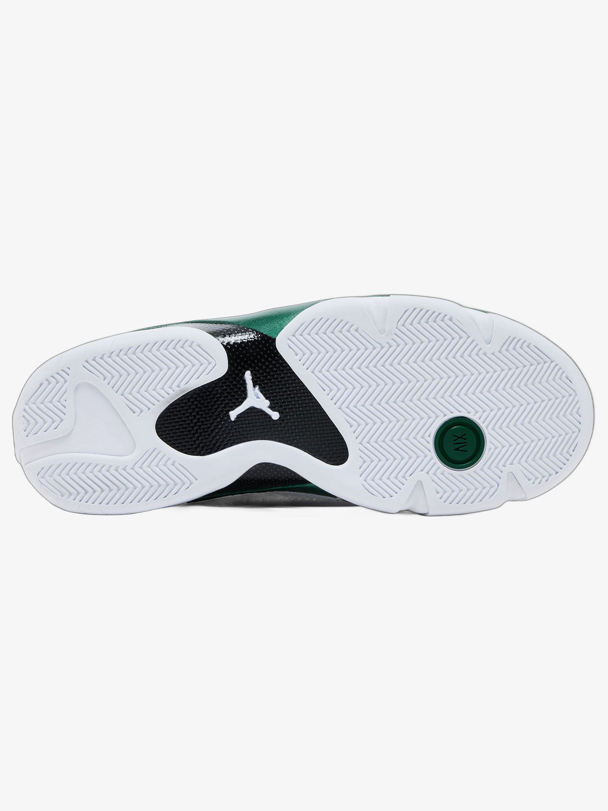Jordan 14 Retro 'White Forest Green (2026)' β sole