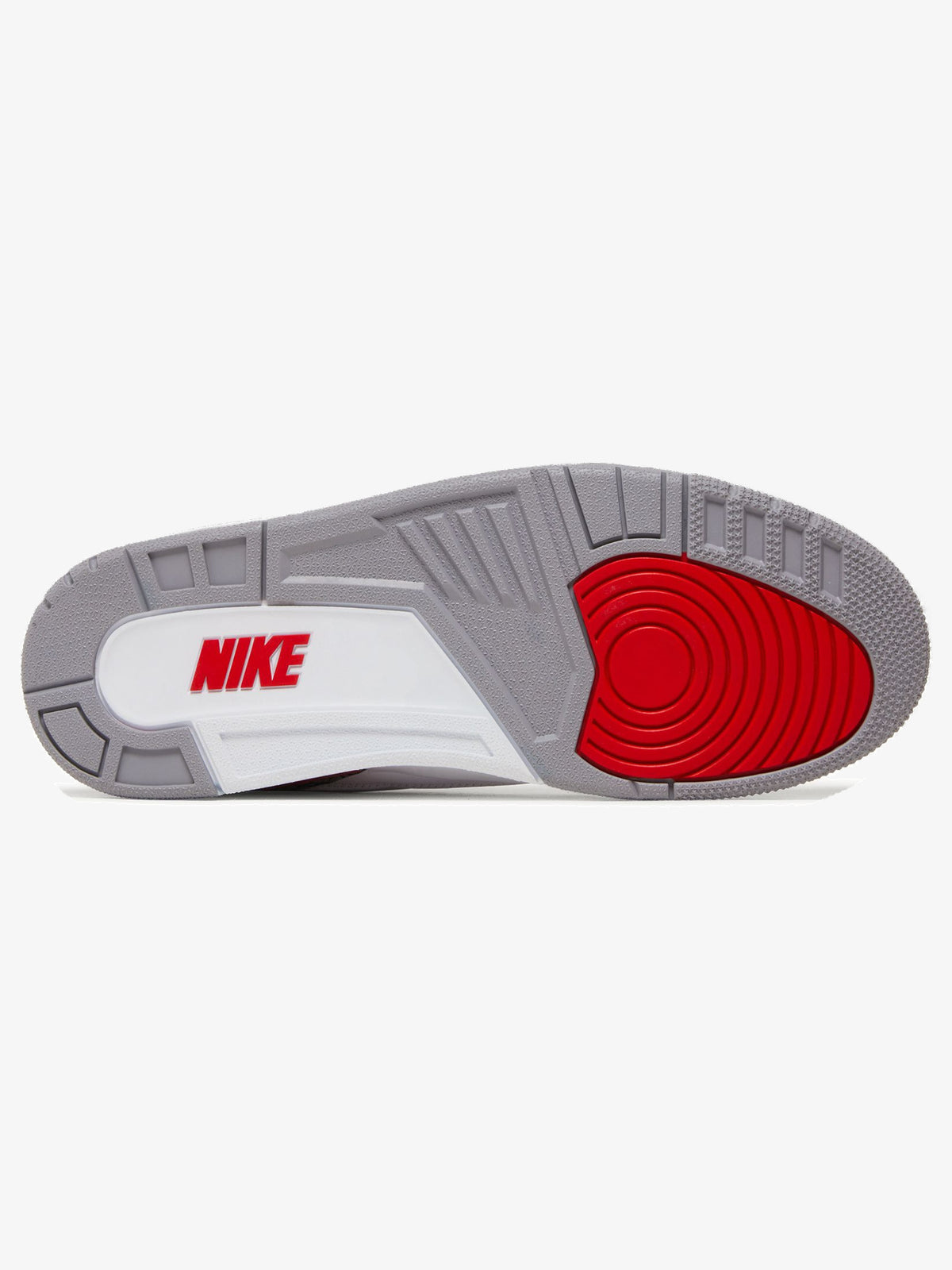 Jordan 3 Retro 'Fire Red (2022)' β sole