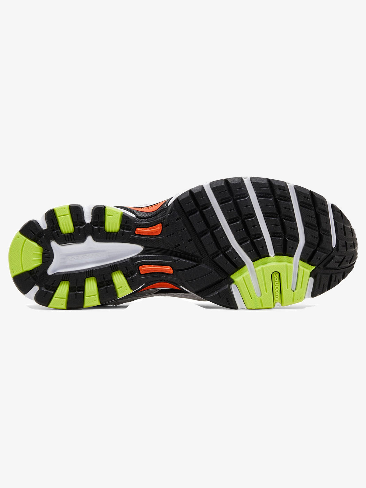 Saucony Grid Ride Millennium 'White Silver Lime Orange' β sole