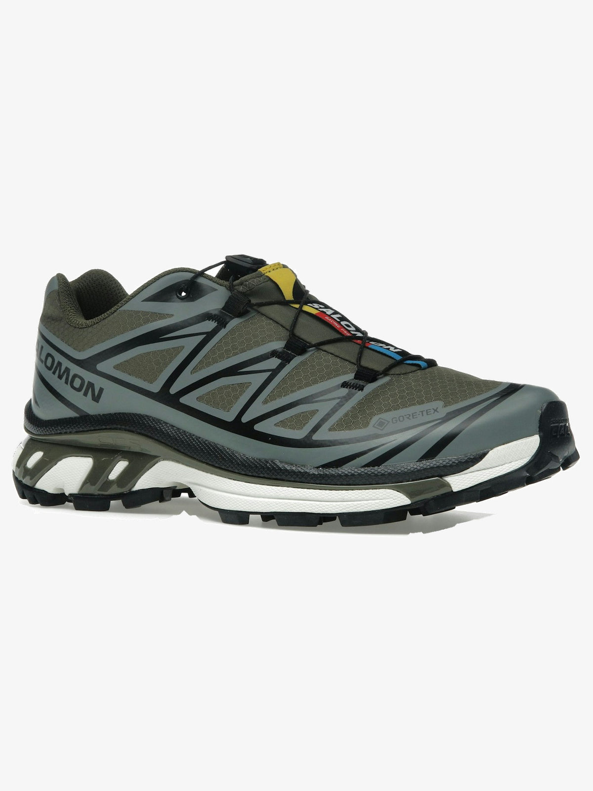 Salomon XT-6 Gore-Tex 'Olive Night' β front three-quarter