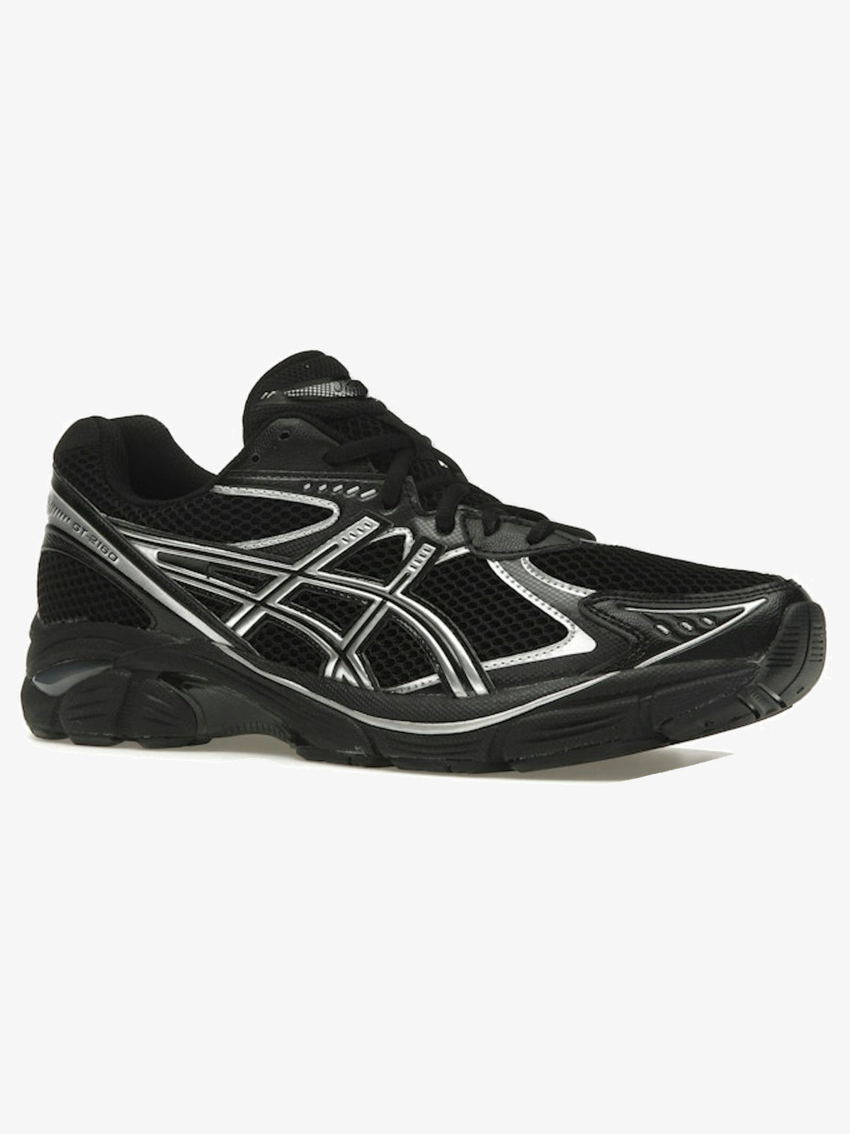 ASICS GT-2160 'Black Pure Silver' β front three-quarter