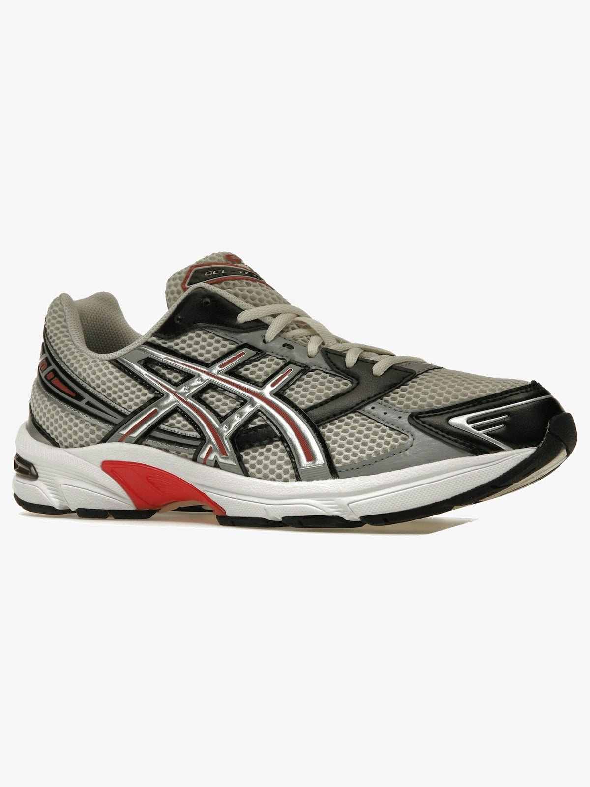 ASICS Gel-1130 'Smoke Grey Pure Silver Red' β front three-quarter