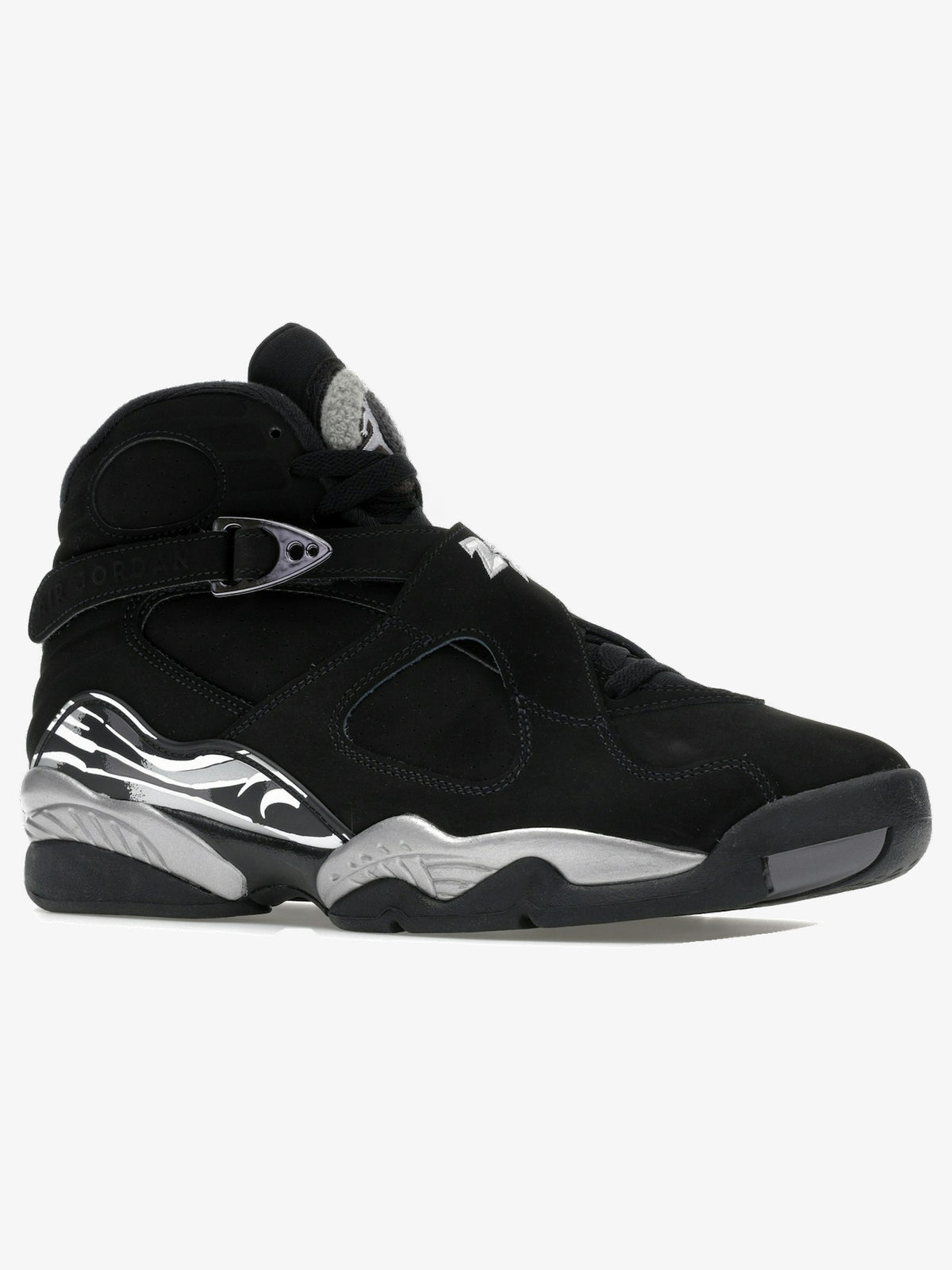 Jordan 8 Retro 'Chrome (2026)' – front three-quarter