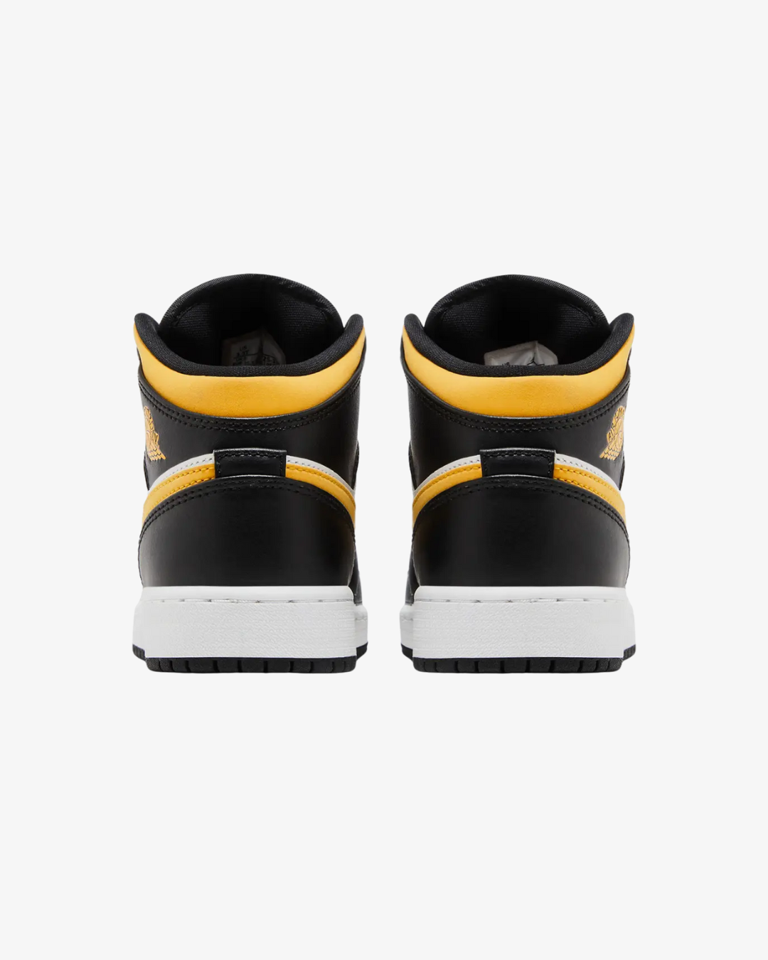 Air Jordan 1 Mid GS Black University Gold