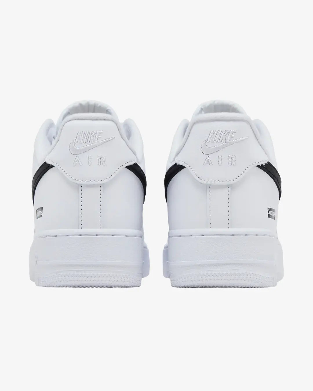 Supreme x Air Force 1 Low Box Logo - White Black Nike