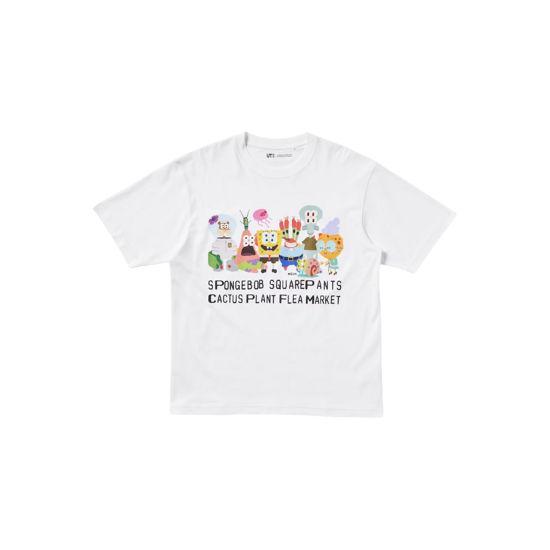 Uniqlo x CPFM Spongebob Squarepants UT Graphic II T-Shirt White