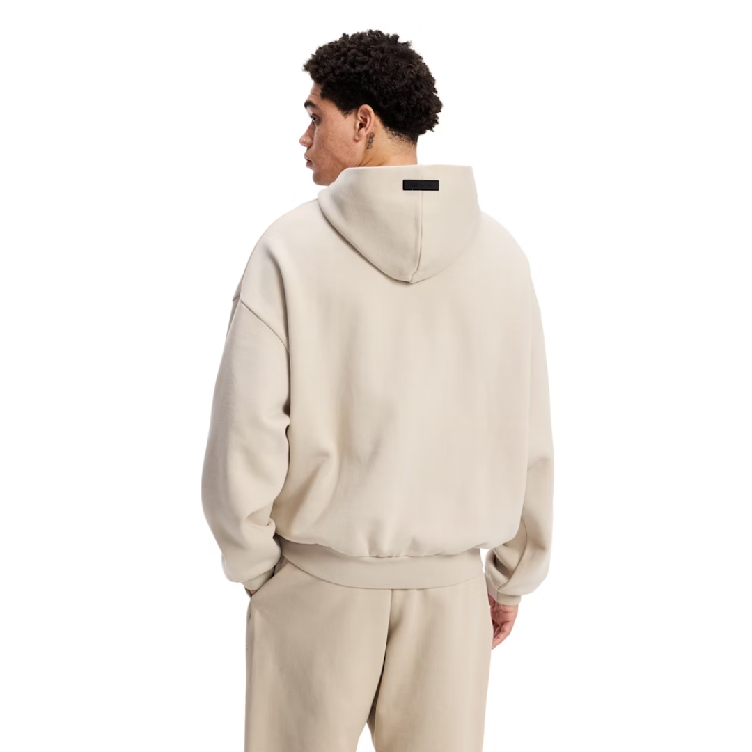 Fear of God Essentials Hoodie Silver Cloud