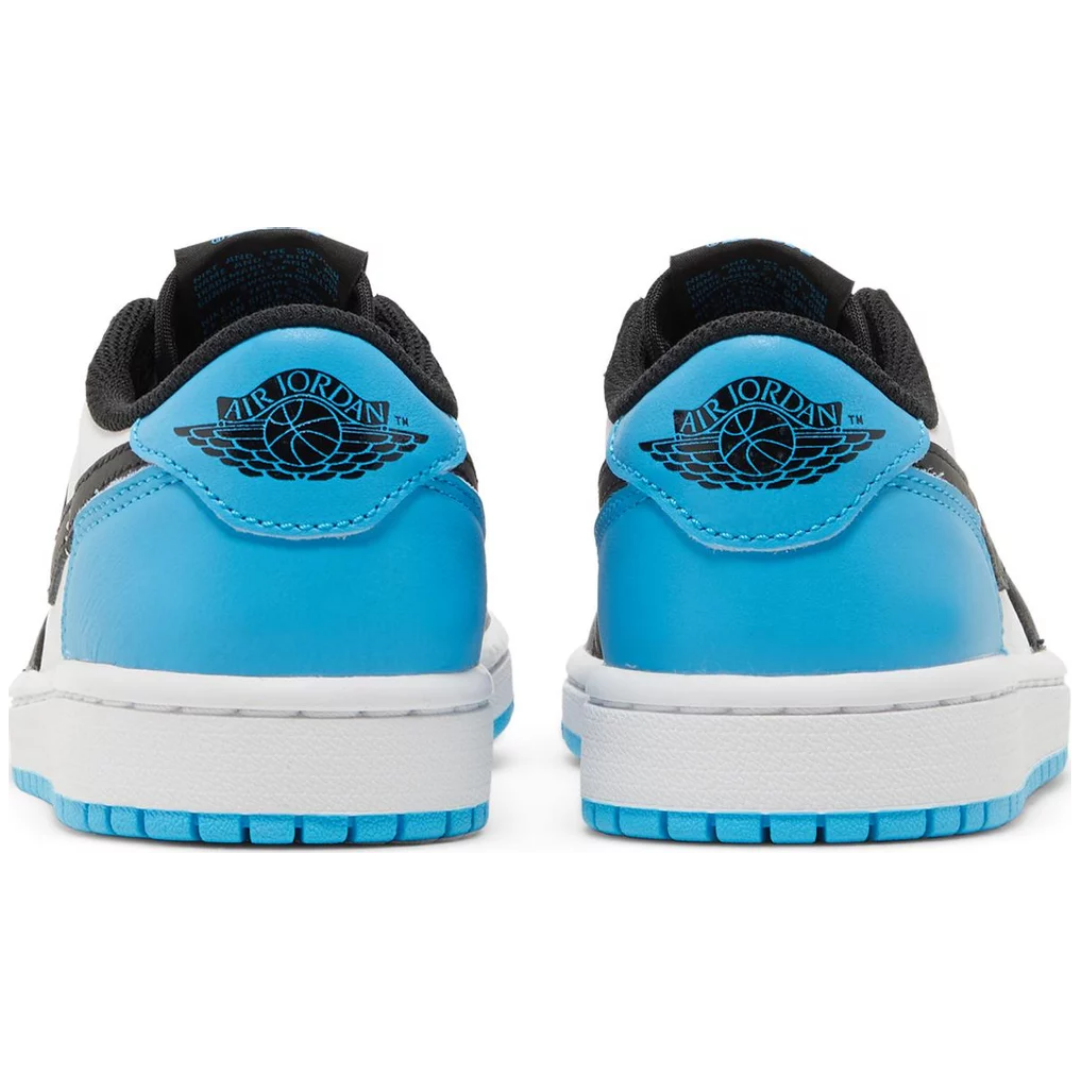 Jordan 1 Retro Low OG Black Dark Powder Blue (Women's)