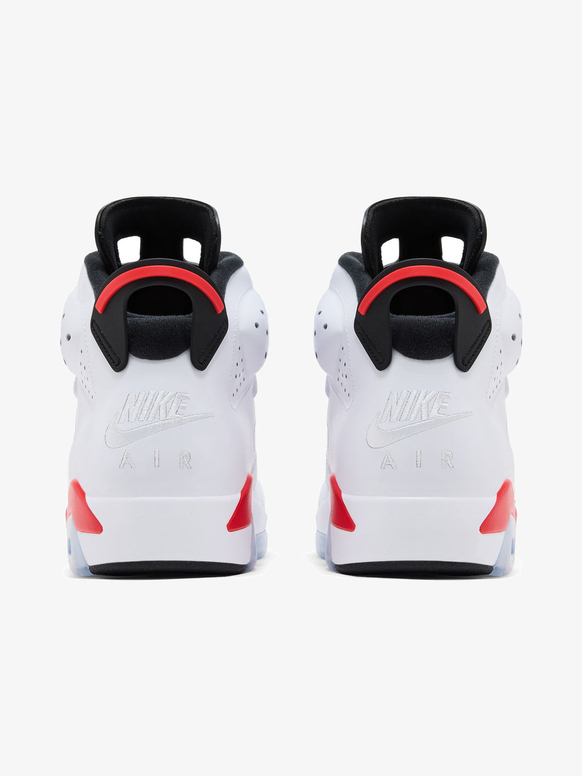Jordan 6 Retro 'Infrared White (2026)' – back