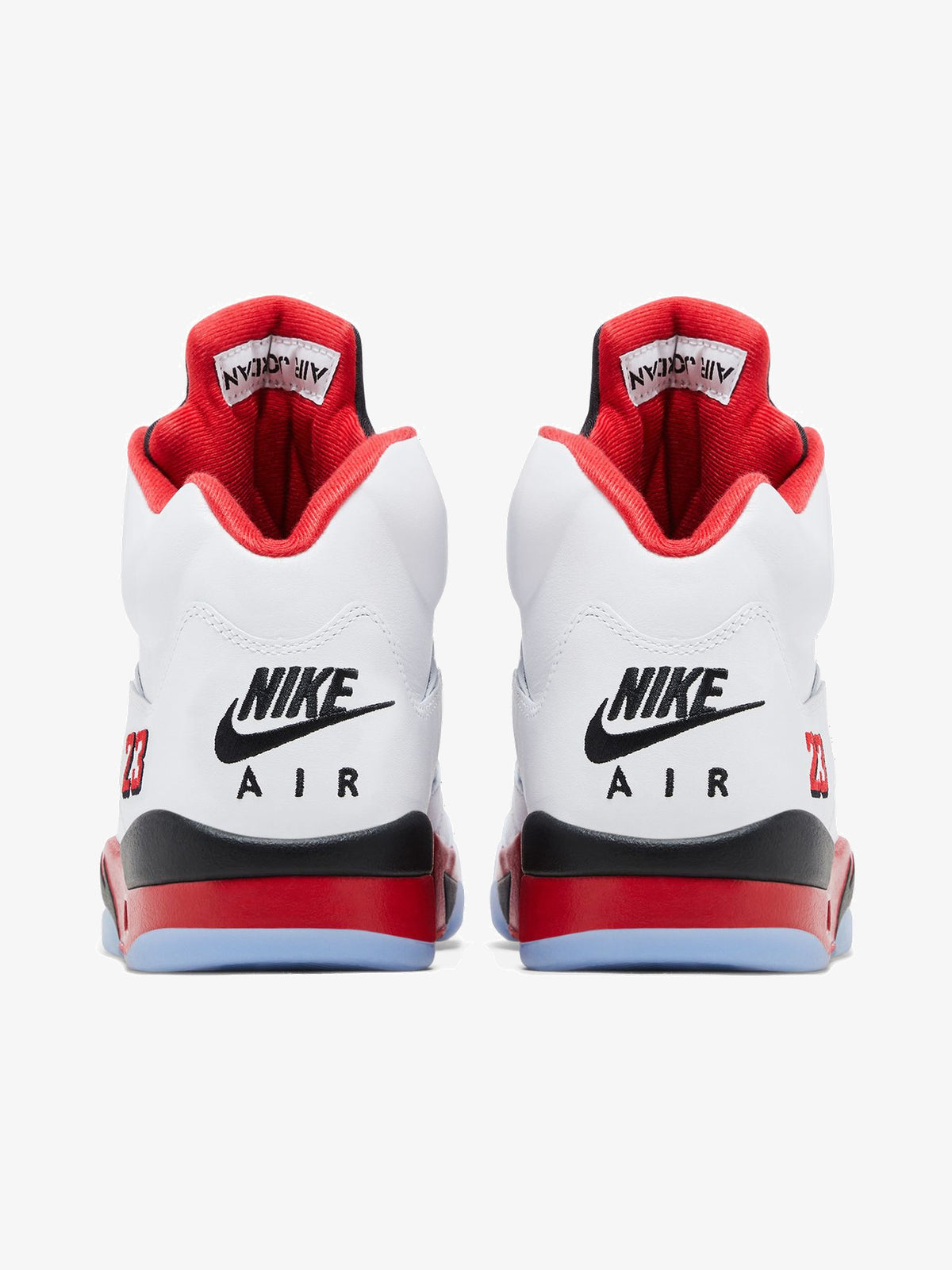 Jordan 5 Retro 'Fire Red Black Tongue (2025)' β back
