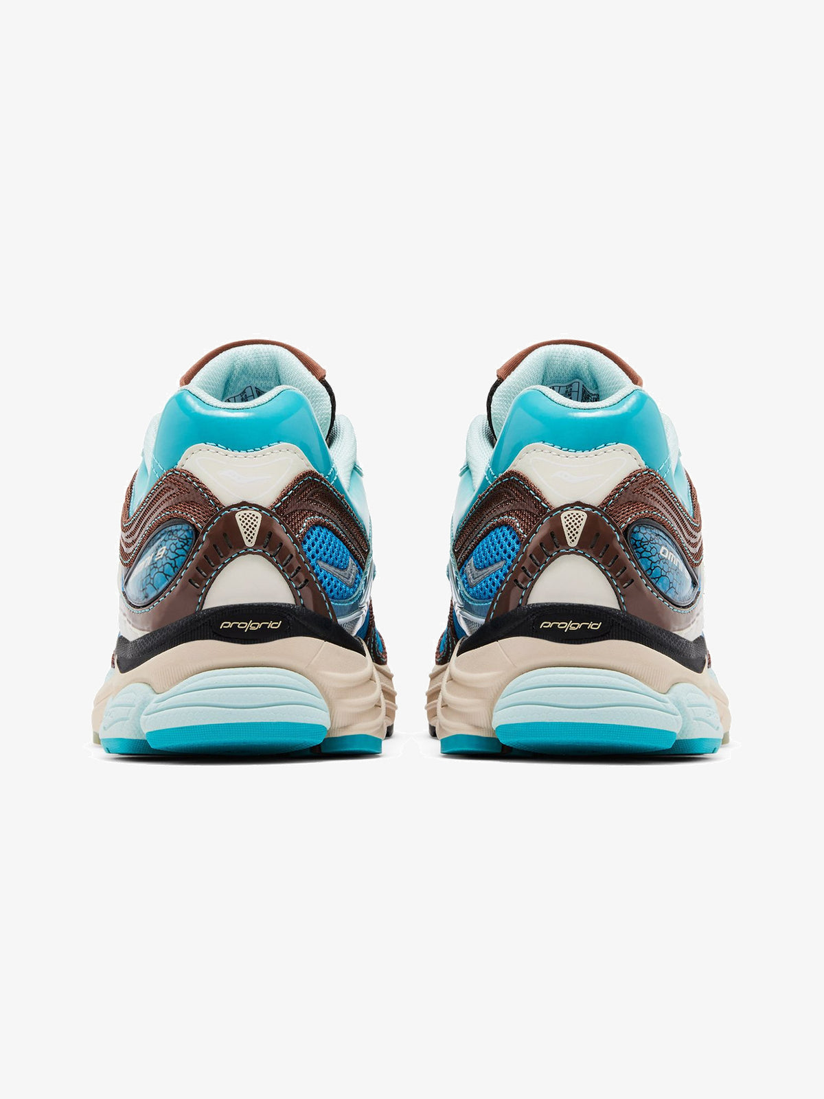 Saucony ProGrid Omni 9 'Footpatrol Blue Brown' β back