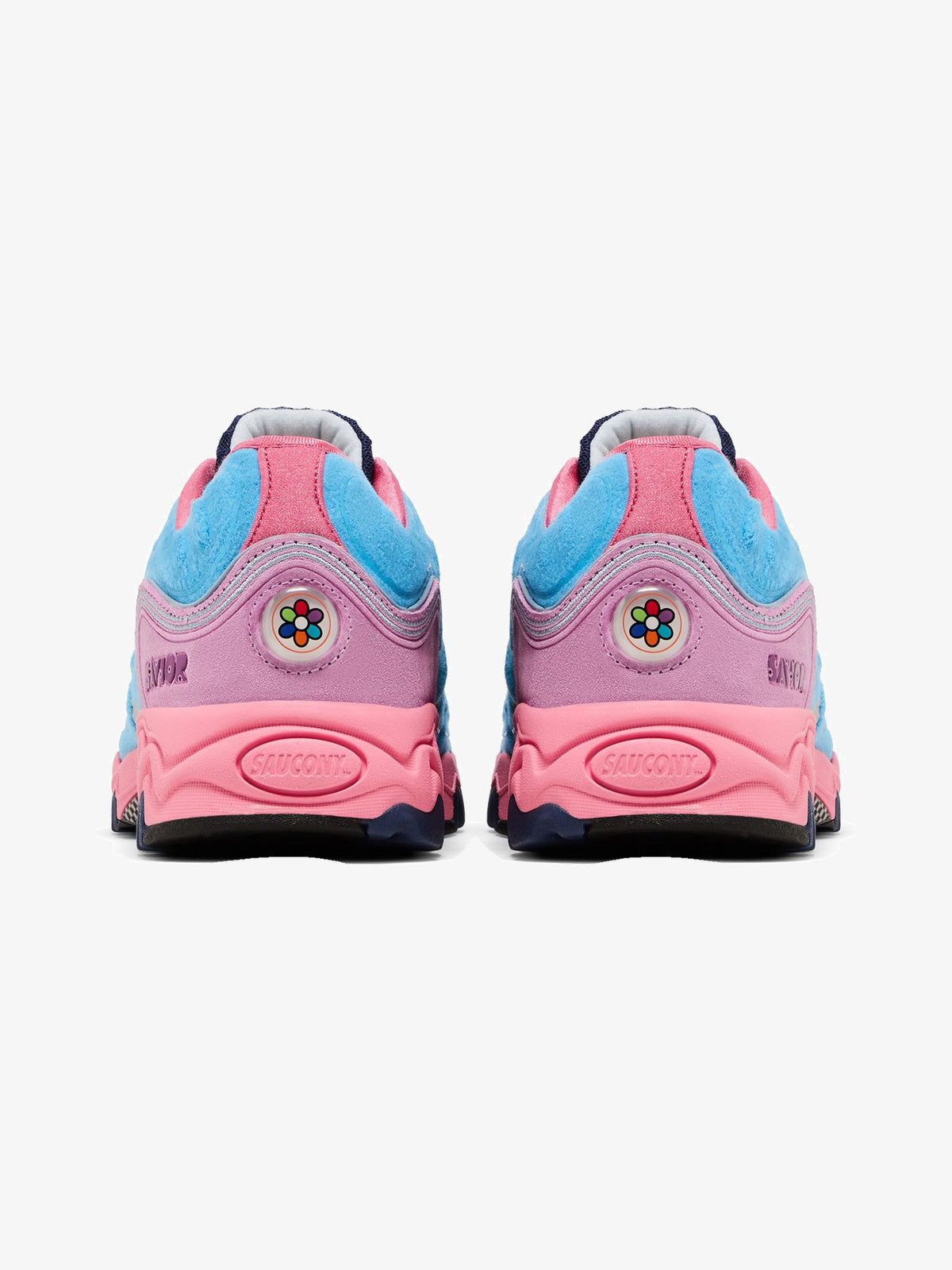 Saucony Matrix 'Jae Tips No Shoes In The House Blue Pink' β back