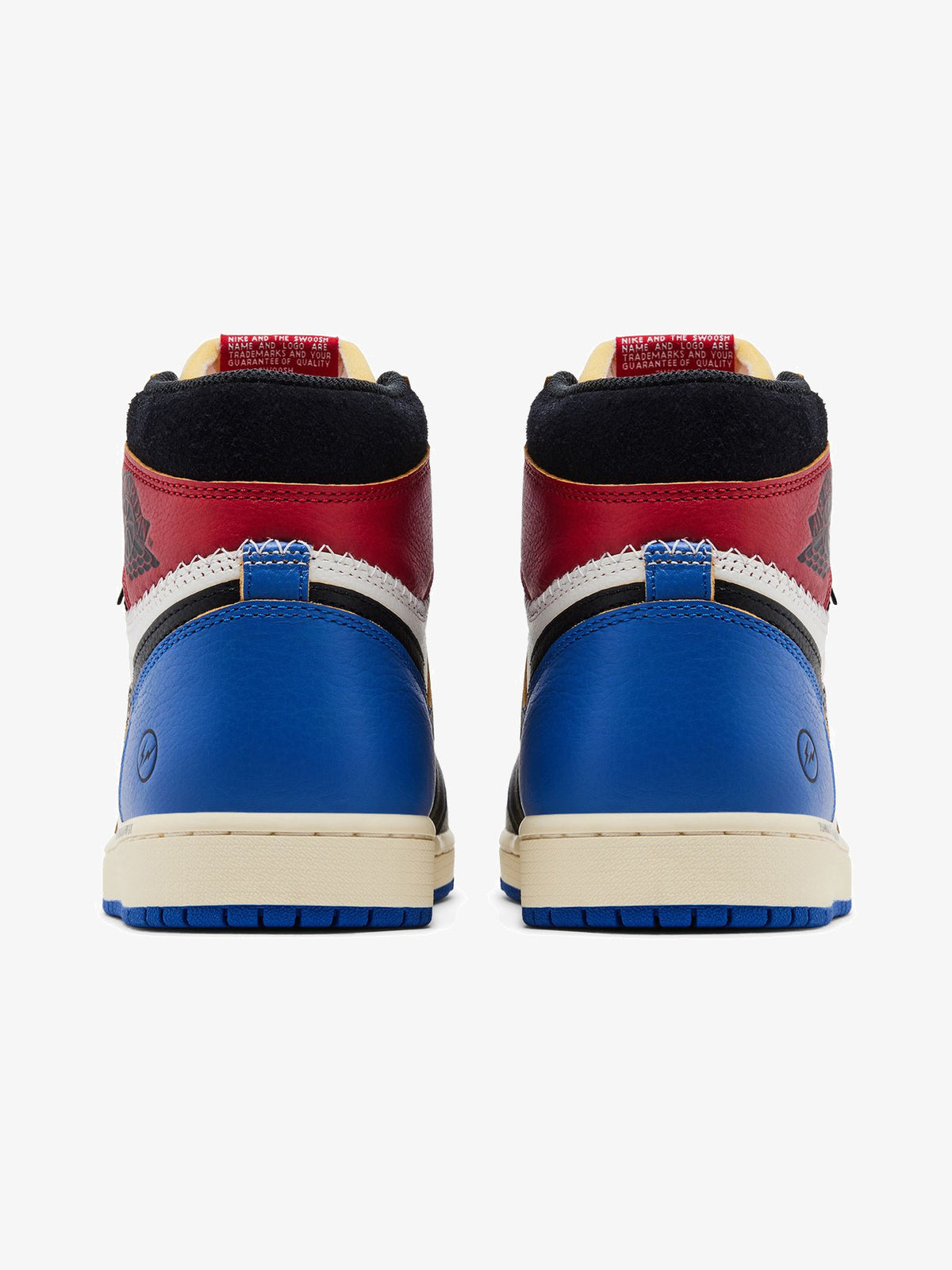 Jordan 1 Retro High OG SP 'Fragment x Union LA Varsity Red Sport Royal' β back