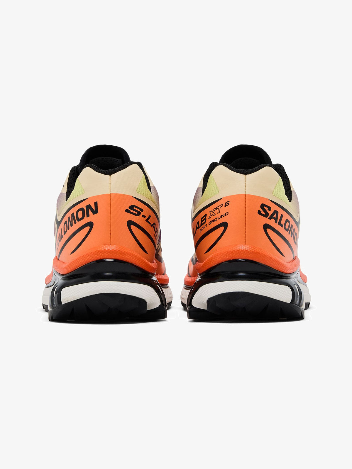 Salomon XT-6 'Black Almond Dragon Fire' β back