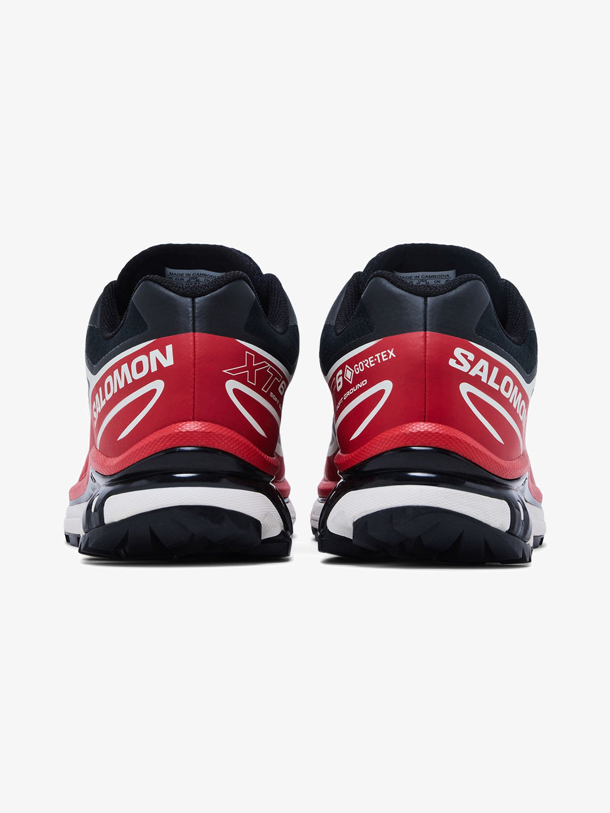 Salomon XT-6 Gore-Tex 'Black Flame Scarlet' β back