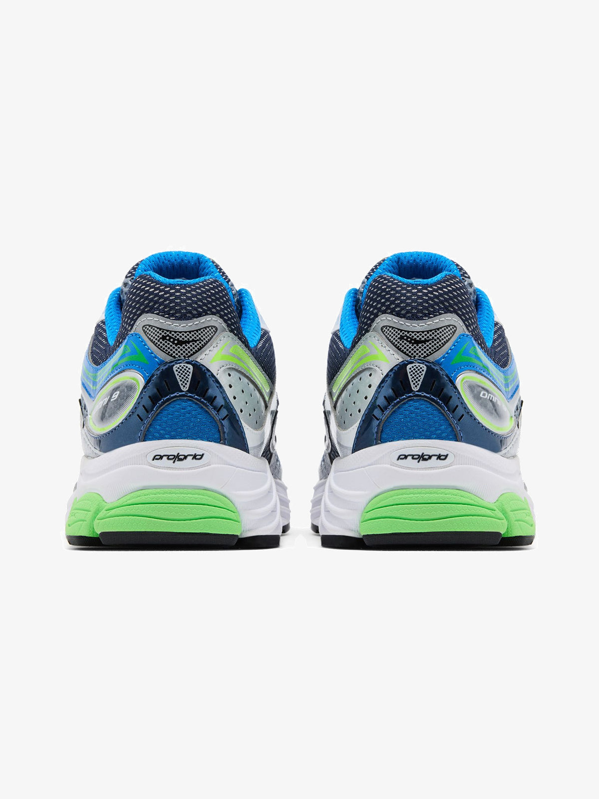 Saucony ProGrid Omni 9 'Grey Slime Blue' β back