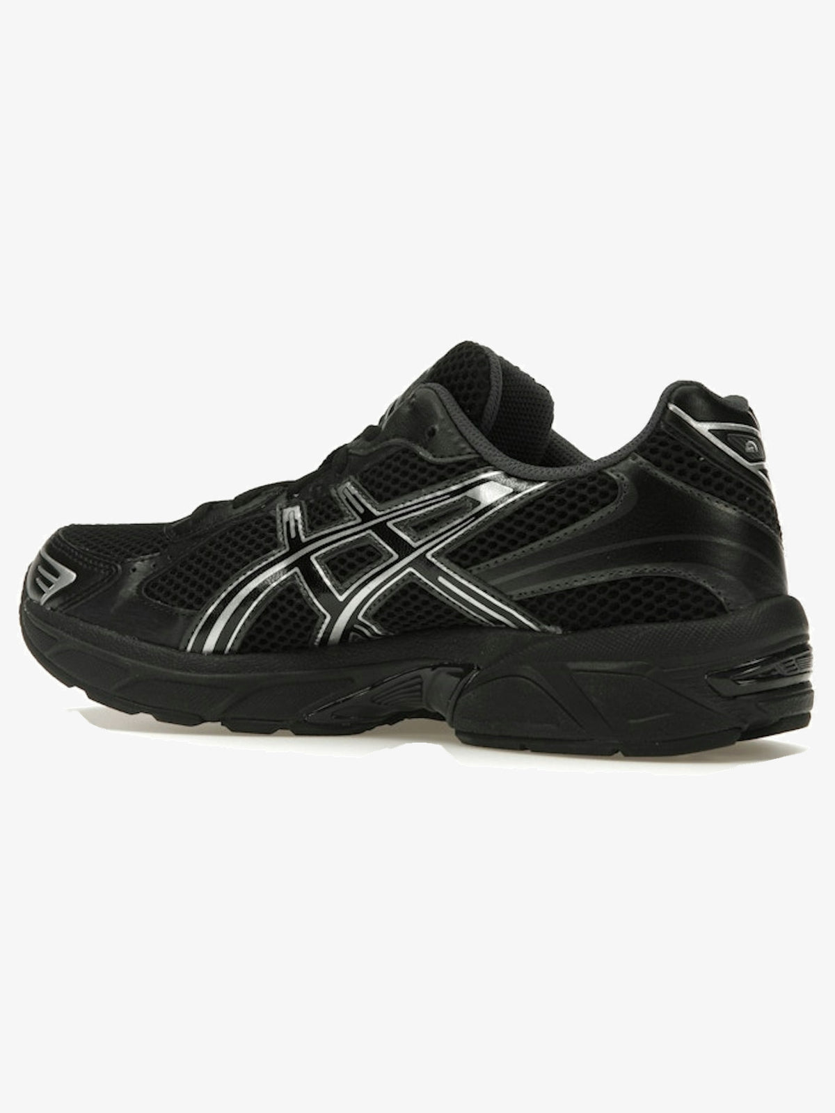ASICS Gel-1130 'Black Pure Silver' β rear three-quarter