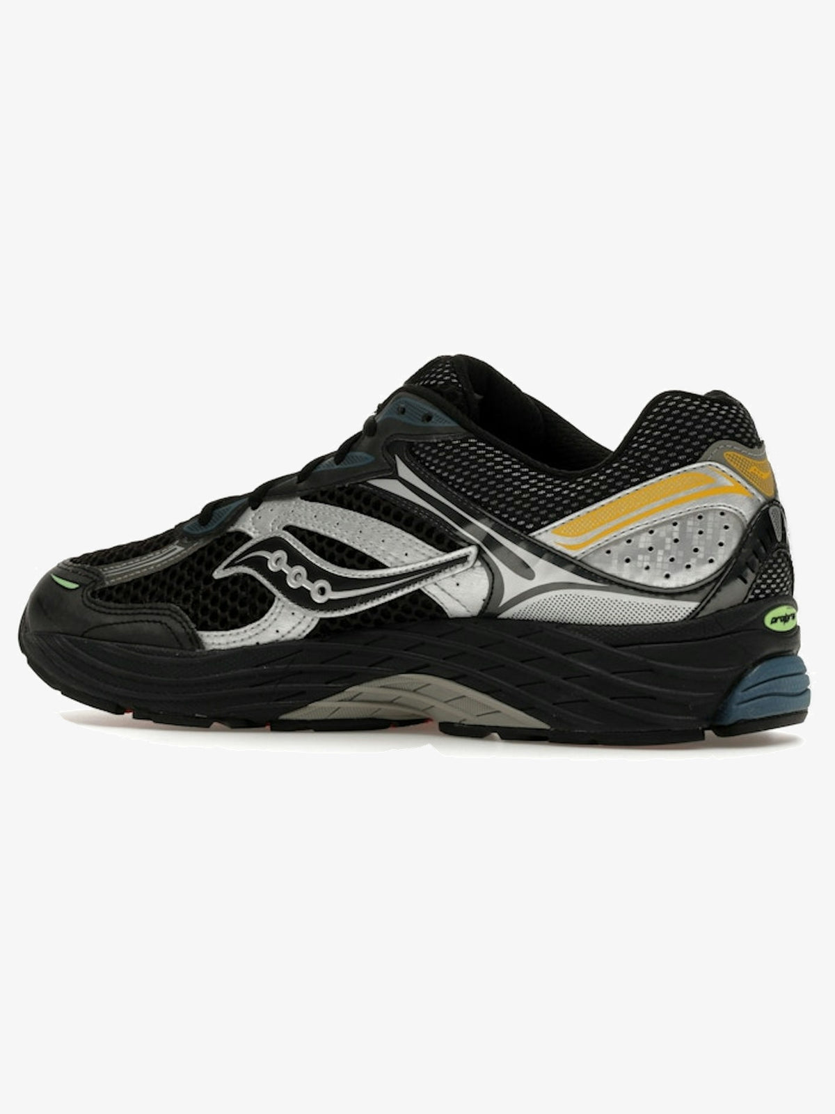 Saucony ProGrid Omni 9 'Black Silver Multi' β rear three-quarter