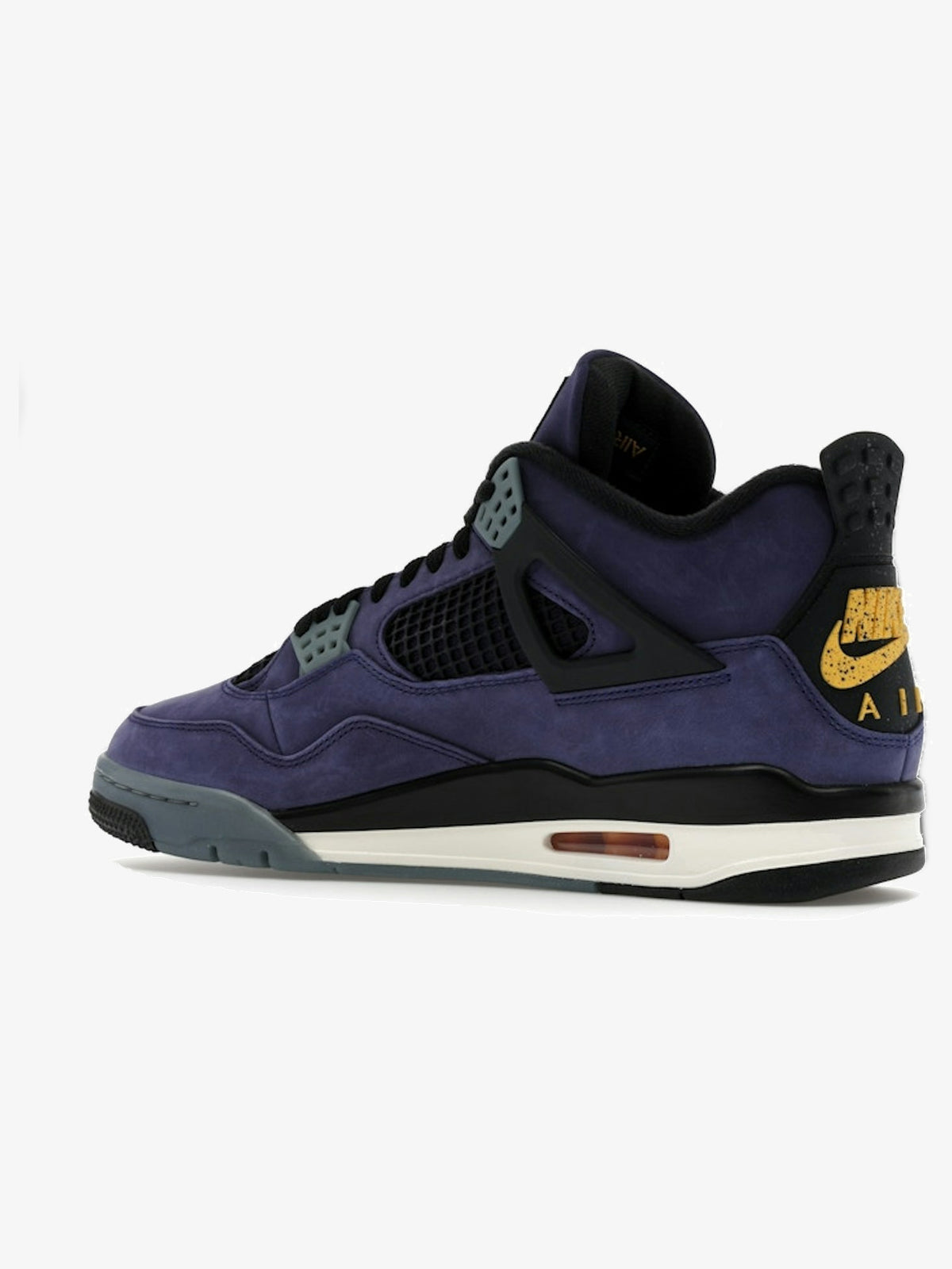 Jordan 4 Retro 'Lakers' – rear three-quarter