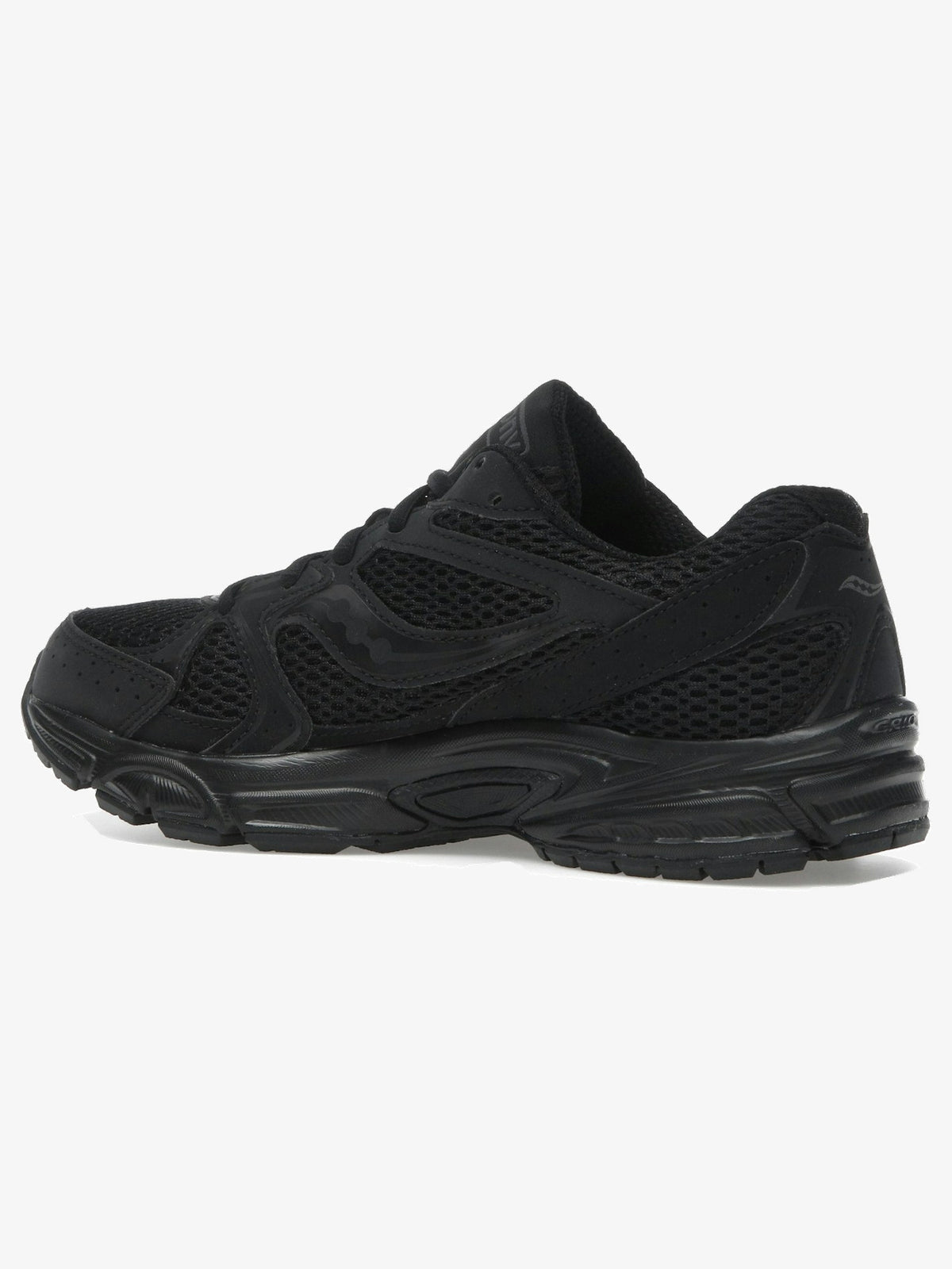 Saucony Ride Millennium Matte 'Triple Black' β rear three-quarter