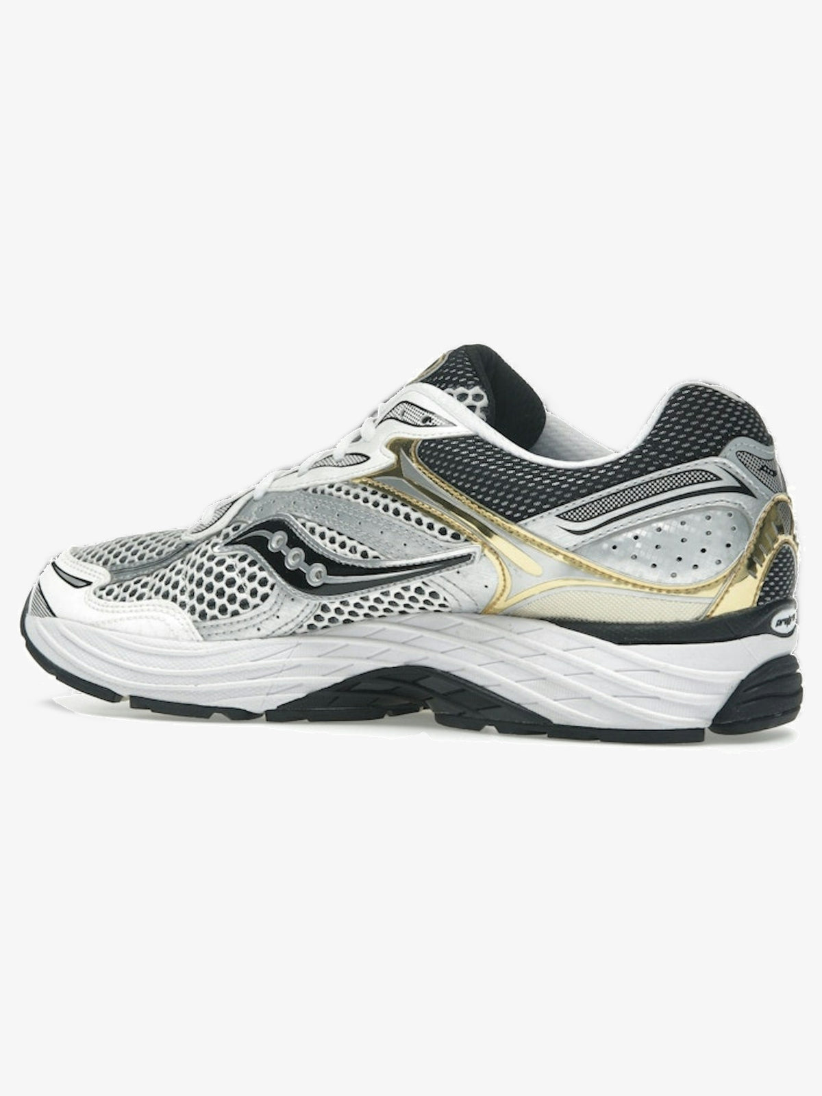 Saucony ProGrid Omni 9 'Silver Gold' β rear three-quarter