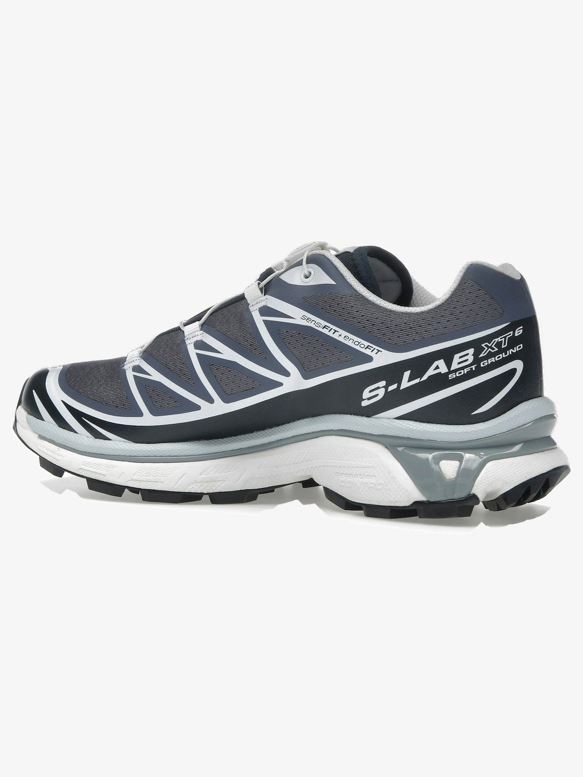 Salomon XT-6 'Grisaille Blue Nights' β rear three-quarter