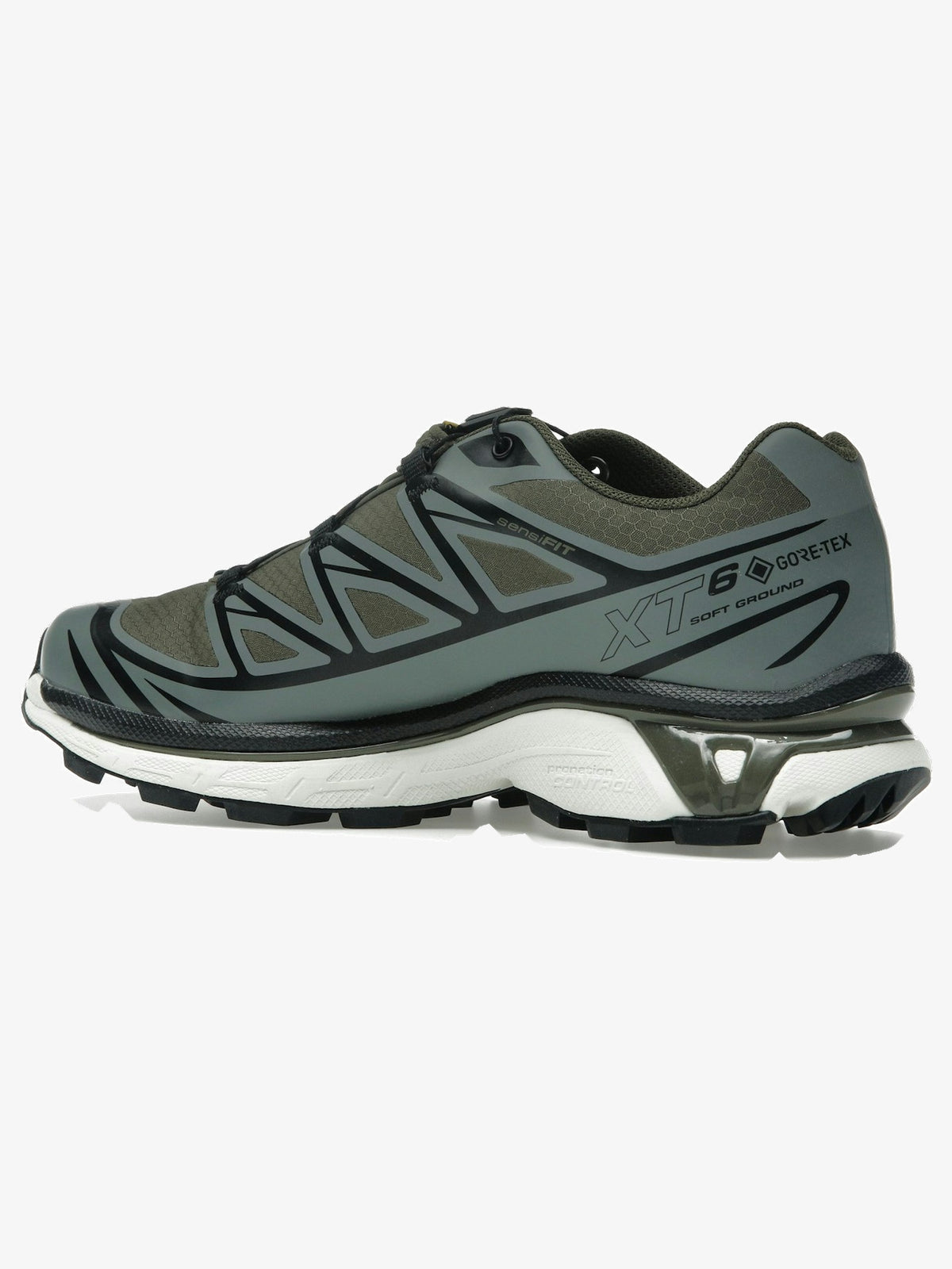 Salomon XT-6 Gore-Tex 'Olive Night' β rear three-quarter