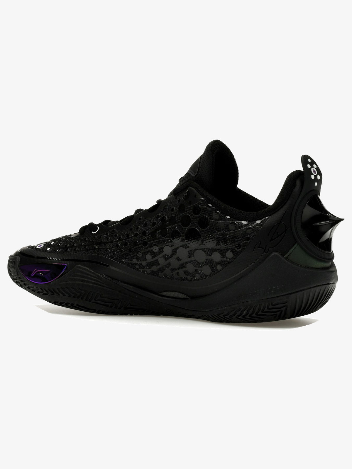 Li-Ning Way of Wade 808 6 'Black Stingray' β rear three-quarter