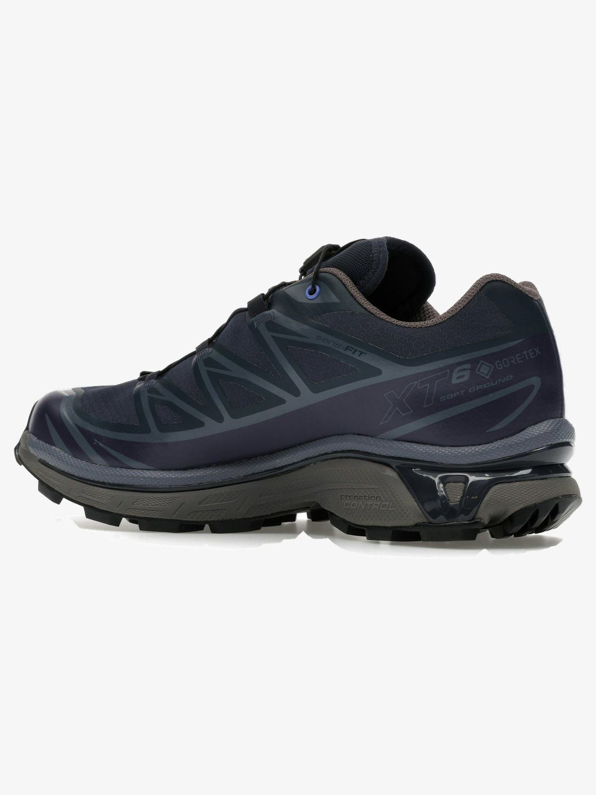 Salomon XT-6 Gore-Tex 'Blue Nights Plum Kitten' β rear three-quarter