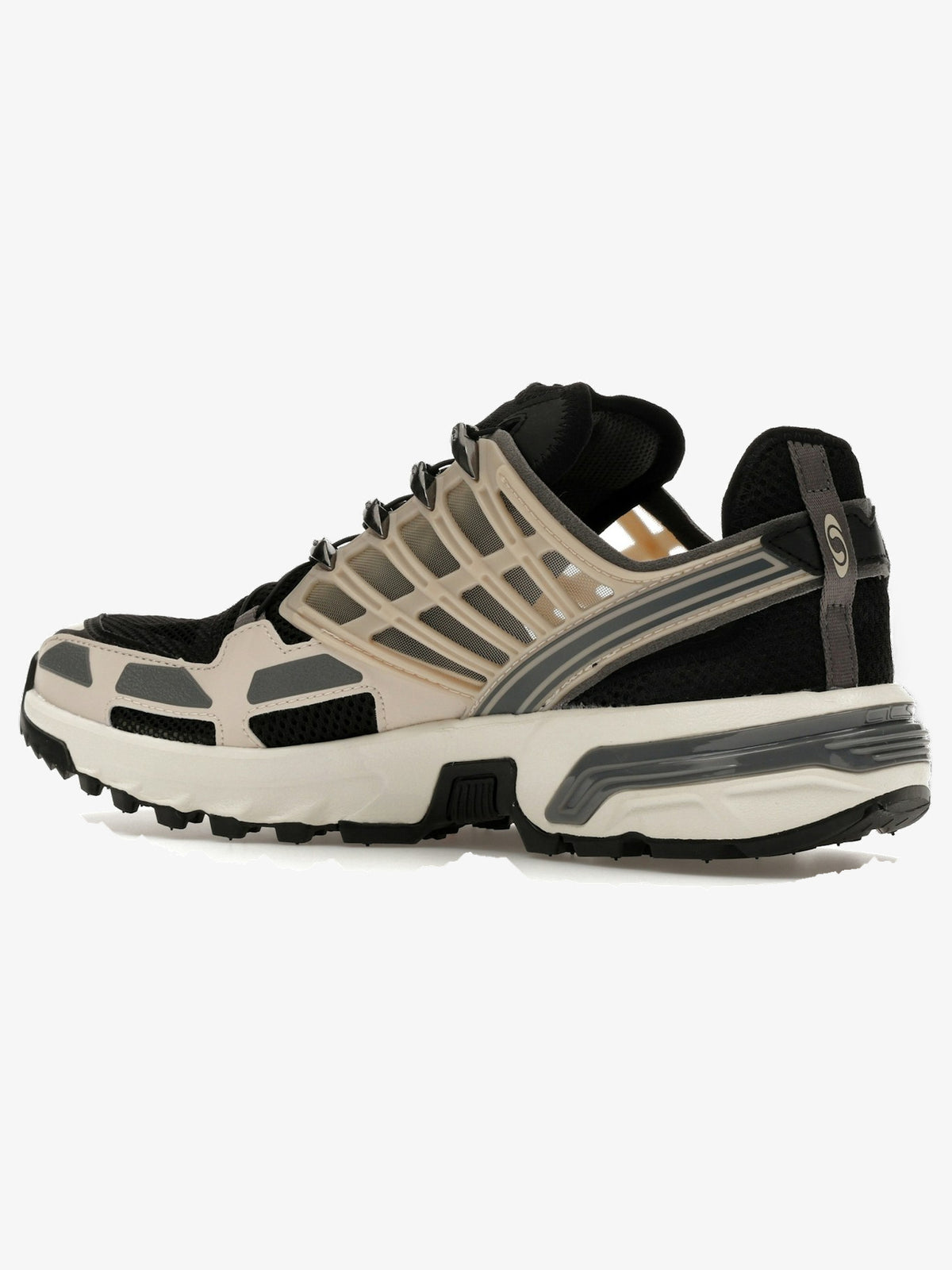 Salomon ACS Pro Shell 'Rainy Day Black' β rear three-quarter