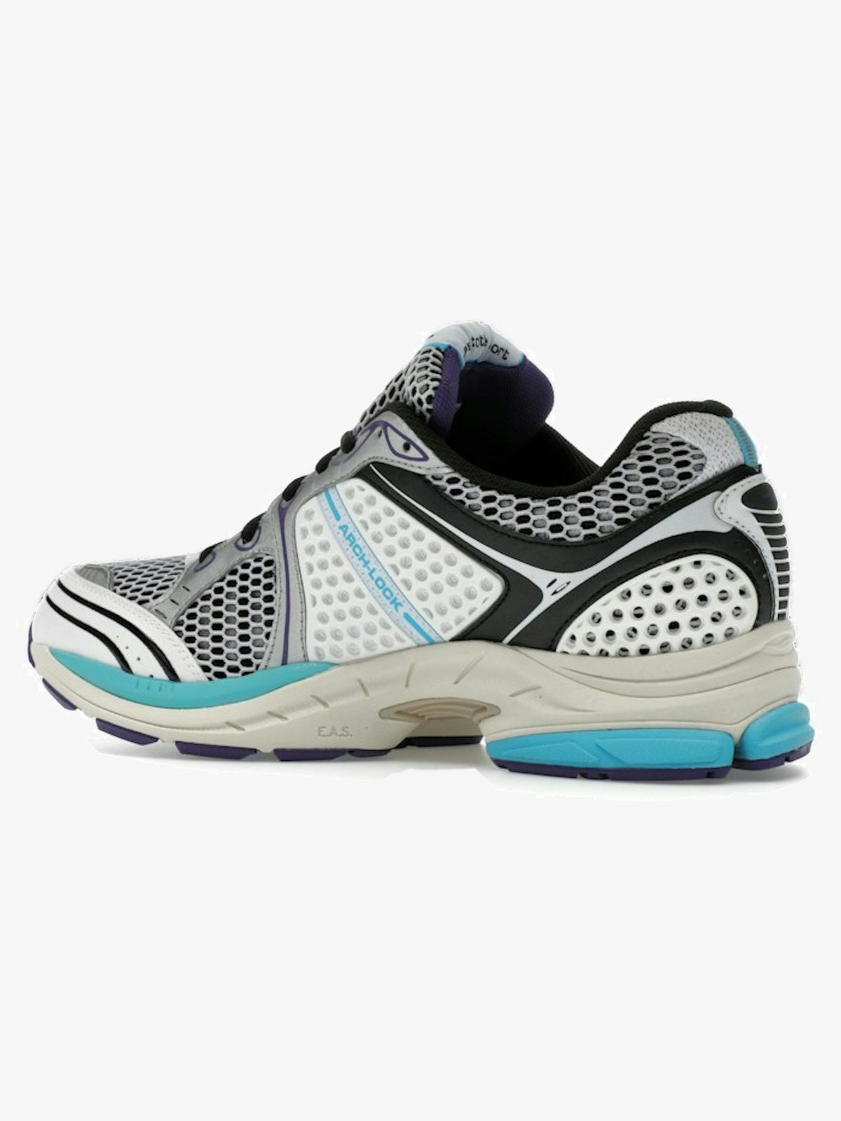 Saucony ProGrid Triumph 4 'White Blue' β rear three-quarter