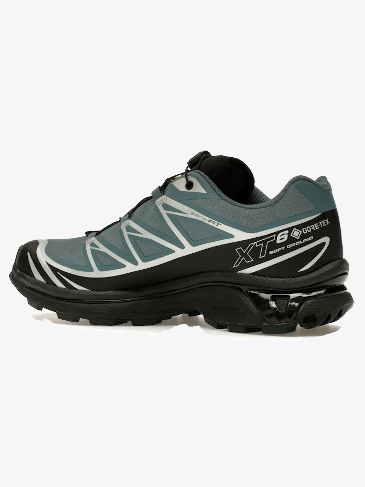 Salomon XT-6 Gore-Tex 'North Atlantic Black' β rear three-quarter