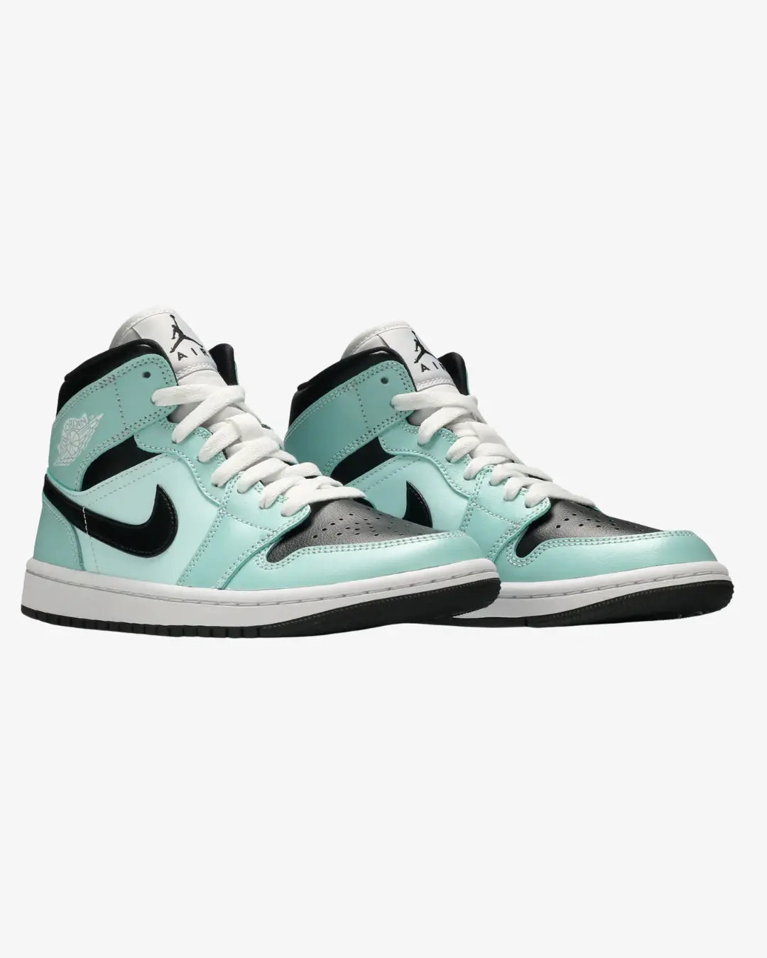 Air Jordan 1 Mid Aqua Black Wmns Air Jordan