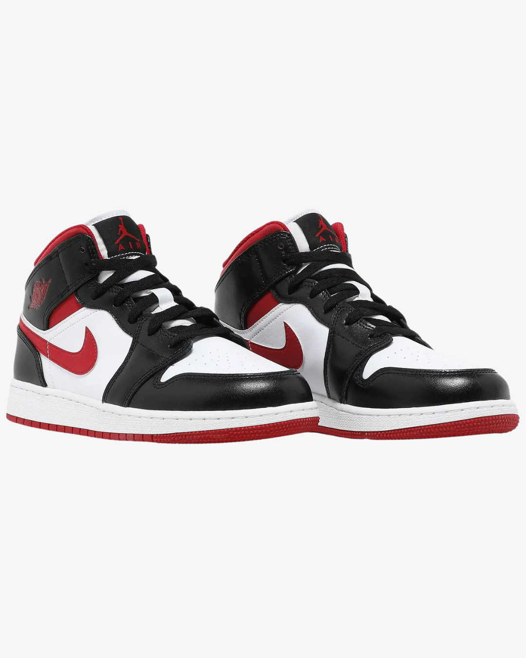 Air Jordan 1 Mid GS Black Gym Red