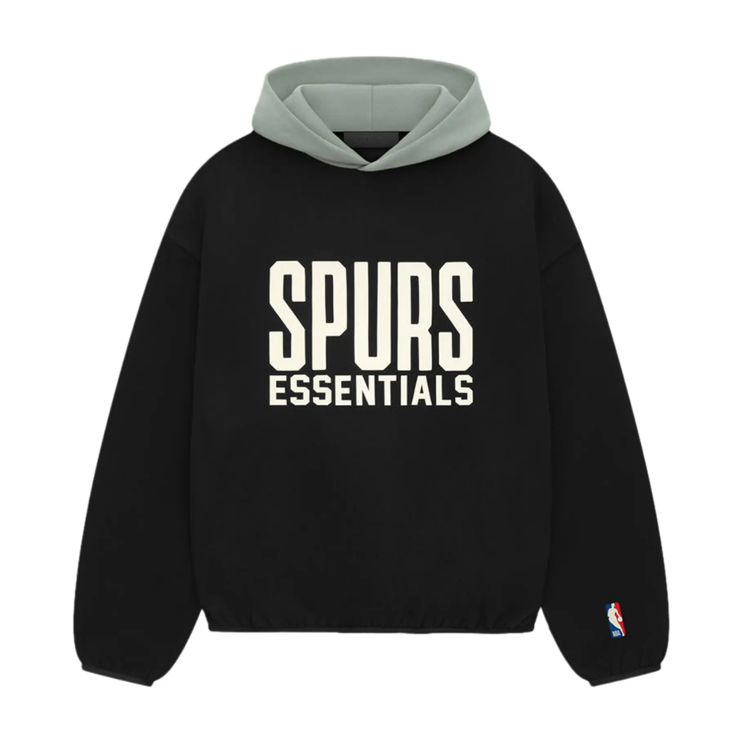 Fear of God Essentials NBA Spurs Hoodie Black/Teal