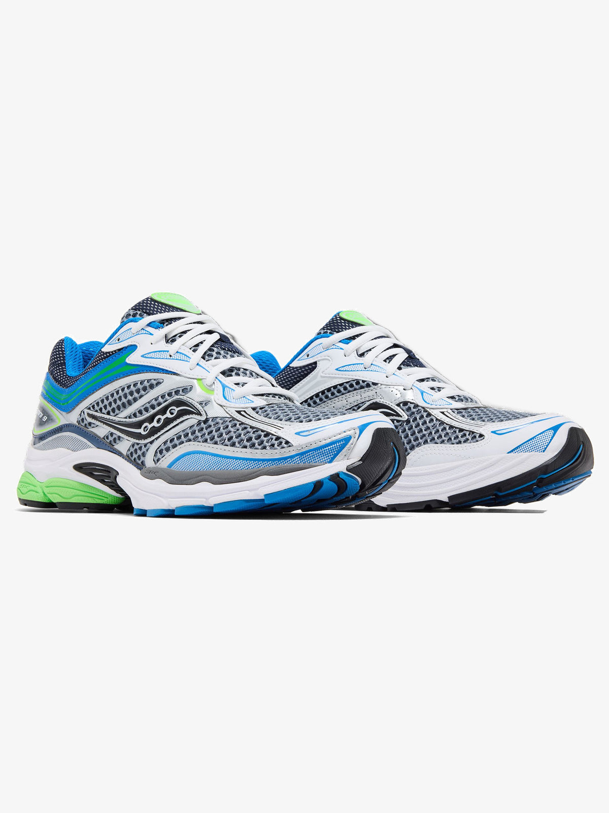 Saucony ProGrid Omni 9 'Grey Slime Blue' β pair