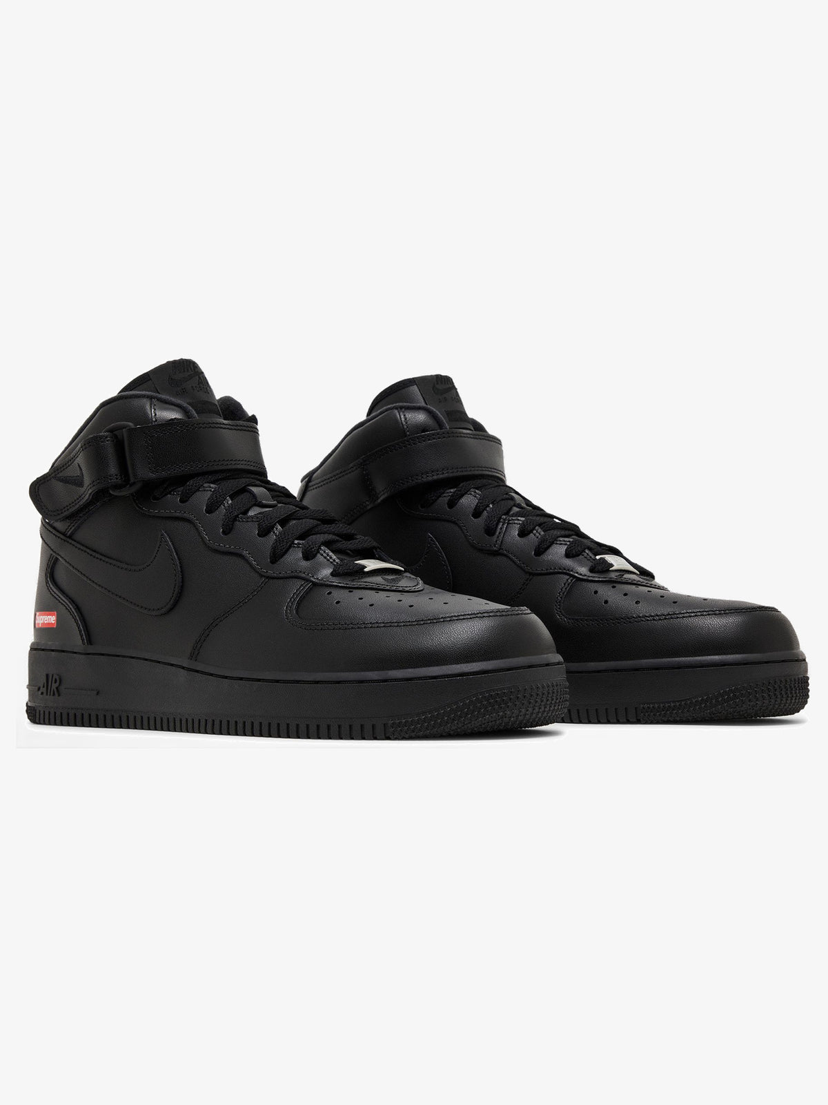 Nike Air Force 1 Mid 'Supreme Black' β pair